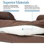 PetFusion Ultimate Dog Bed, Solid CertiPUR-US Orthopedic Memory Foam, Multiple Colors and Sizes, Medium Firmness Pillow, Waterproof Liner, Breathable Bed Cover, Cert. Skin Contact Safe, 3yr Warranty