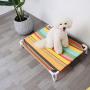 Susupet Dog cot, Elevated Dog Bed Cot with Mesh Center, Portable Raised Pet Cot, Waterproof & Breathable Mat, No-Slip Feet, Indoor or Outdoor Use