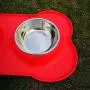 YinQin Bone Shape Dog Bowls Stainless Steel Dog Bowl with No Spill Non-Skid Silicone Mat Pet Bowls Set of 2 for Food and Water Feeder Bowls for Small Dogs Feeder Bowl for Pets, Cats YinQin Bone Shape Dog Bowls Stainless Steel Dog Bowl with No Spill Non-Skid Silicone Mat Pet Bowls Set of 2 for Food and Water Feeder Bowls for Small Dogs Feeder Bowl for Pets, Cats
