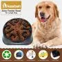 KASBAH Slow Feeder Dog Bowl for Large Dogs, Anti-Gulping Maze Dog Food Bowl Bloat Stop Puzzle Bowl Non-Toxic Eco Friendly Anti-Choke Large Dog Bowls, One Size, E-Black KASBAH Slow Feeder Dog Bowl for Large Dogs, Anti-Gulping Maze Dog Food Bowl Bloat Stop Puzzle Bowl Non-Toxic Eco Friendly Anti-Choke Large Dog Bowls, One Size, E-Black