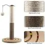 67i Cat Scratching Post Cats Kittens Scratcher Cat Tracking Interactive Toy Cat Sisal Scratch Pole Cat Kitten Sisal Post 360° Roating Hanging Ball Cat Durable Cat Scratcher Pole Sisal Rope 19.7'' 67i Cat Scratching Post Cats Kittens Scratcher Cat Tracking Interactive Toy Cat Sisal Scratch Pole Cat Kitten Sisal Post 360° Roating Hanging Ball Cat Durable Cat Scratcher Pole Sisal Rope 19.7''