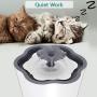 Cat Water Fountain 67oz Intelligent Power Off Automatic Pet Drinking Water Dispenser for Cats Dogs Small Animals, One Filter Includes