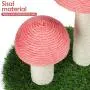 DRESSPLUS Cat Scratching Post, Mushroom Scratching Post, Natural Sisal Cat Scratcher Toys for Cats and Kittens DRESSPLUS Cat Scratching Post, Mushroom Scratching Post, Natural Sisal Cat Scratcher Toys for Cats and Kittens