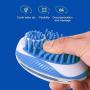 2 in 1 Pet Silicone Bath Brush Shampoo Dispenser for Pet Grooming Deshedding Soft Silicone Bristles Perfect for Washing, Shampooing, Massaging Long, Short Hair and Remove Loose Fur for cat Dog