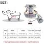 Forestpaw Cute Harness for Small Dogs,Escape Proof Cat Harness and Leash Set,Soft No Pull Dog Harness for Walking Small Dogs Forestpaw Cute Harness for Small Dogs,Escape Proof Cat Harness and Leash Set,Soft No Pull Dog Harness for Walking Small Dogs