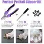 DAIRSHY Dog Nail Clippers and Trimmer - with Safety Guard to Avoid Over Cutting - Razor Sharp Blade for Thick Toenail - Professional Pet Nail Grooming Tool for Small Medium and Large Dogs, Cats DAIRSHY Dog Nail Clippers and Trimmer - with Safety Guard to Avoid Over Cutting - Razor Sharp Blade for Thick Toenail - Professional Pet Nail Grooming Tool for Small Medium and Large Dogs, Cats