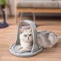 DSstyles Pet Arched Hair Polisher,Hair Removal Massage Brush Toy for Cat Supplies
