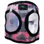 Doggie Design ULTRA CHOKE FREE MESH STEP IN REFLECTIVE DOG HARNESS AMERICAN RIVER CAMOUFLAGE PINK