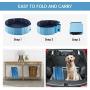 WESTERN HOME WH Foldable Dog Pools ，Plastic Kiddie Pool & Collapsible Dog Swimming Pools for Large Dogs, Portable Bathtub Pet Swimming Pool