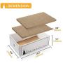 Smartbean Cat Scratcher 2PCS with Cardboard Cat Scratch Box Reversible Corrugated Scratching Pad Durable,Cat Scratching Post