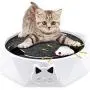 B Bascolor Interactive Cat Toys for Indoor Cats Electronic Squeaky Mouse Cat Toy Automatic Kitten Hunting Toy with Rotating Mouse & Scratching Pad for Cats Kitten Pets B Bascolor Interactive Cat Toys for Indoor Cats Electronic Squeaky Mouse Cat Toy Automatic Kitten Hunting Toy with Rotating Mouse & Scratching Pad for Cats Kitten Pets