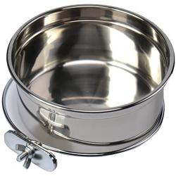 redcolourful Durable Pet Puppy Dog Parrot Food Water Bowl S M L