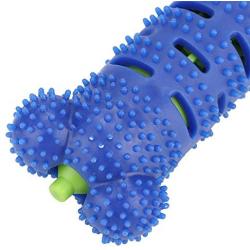 FAMKIT Silicone Blue Green Pet Molar Tooth Cleaner Brushing Stick Cleaning Supplies Toothbrush Toy for Dogs