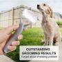 DUTRIX Pet Grooming Brush 2 Sided Grooming Rake for Cats & Dogs &Horses Deshedding Mats & Tangles Best Dematting Tool for Short Medium Long Haired