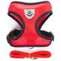 Artshu 1pcs Breathable Mesh Small Dog Pet Harness and Leash Set Puppy Cat Vest Harness Collar for Chihuahua Pug Bulldog Cat arnes perro