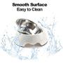 choemore Dog Bowl Stainless Steel Dog Food Bowl Anti-Slip Cat Dish with Removable Dog Water Bowl