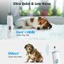 GLOBAL GOLDEN Professional Dog Nail Grinder, Upgraded 2 LED Lights & 2-Speed Portable Electric Pet Nails Trimmers 【15000 RMP】 for Small | Medium | Large Dog & Cat