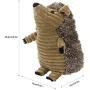 Legendog Hedgehog Dog Toys, 2 Pcs Dog Squeaky Toys Stuffed Hedgehog Dog Chew Toys Plush