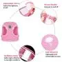 Dog Harness and Leash Set for Walking, Escape Proof Vest Harness with Soft Mesh, Adjustable Velcro, Reflective Strips for Kitten Cats and Puppy Dogs Dog Harness and Leash Set for Walking, Escape Proof Vest Harness with Soft Mesh, Adjustable Velcro, Reflective Strips for Kitten Cats and Puppy Dogs
