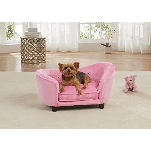 Enchanted Home Pet Ultra Plush Snuggle Bed in Light Pink