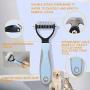 PetHaven Pet Hair Remover Glove & Self Cleaning Fur Remover Lint Remover Brush Bundle- Dog Brush and Cat Brush for Shedding & Undercoat Grooming Bundle,Long Short Pet Hair and Pet Hair Remover for Car
