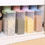 Pet Food Storage Container with Measuring Cup, Pour Spout and Seal Buckles Food Dispenser for Dogs Cats