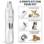 Petural Dog Nail Grinder, Upgrade 2-Speed Pet Nail Trimmer Painless Paws Grooming,Electric Rechargeable Nail Grinder Trimming Tool Smoothing for Small Medium Large Dogs & Cats (White) Petural Dog Nail Grinder, Upgrade 2-Speed Pet Nail Trimmer Painless Paws Grooming,Electric Rechargeable Nail Grinder Trimming Tool Smoothing for Small Medium Large Dogs & Cats (White)