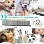 JOFUYU Dog Grooming Rake and 7.5'' Steel Comb, 2-in-1 Pet Combing Kit, DeShedding Tool for Dogs, Rabbits, Cats, Small Animals JOFUYU Dog Grooming Rake and 7.5'' Steel Comb, 2-in-1 Pet Combing Kit, DeShedding Tool for Dogs, Rabbits, Cats, Small Animals