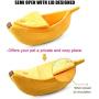 G Ganen Pet Cat Bed House Cute Banana, Warm Soft Punny Dogs Sofa Sleeping Playing Resting Bed, Lovely Pet Supplies for Cats Kittens