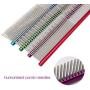 Pet Grooming Steel Comb Pet Round Handle Anti Static Row Comb for Dogs and Cats