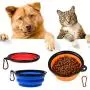 Cosmos 3 Pack Silicone Portable Collapsible Folding Dog Bowl for Pet Cat Food Water Feeding Cosmos 3 Pack Silicone Portable Collapsible Folding Dog Bowl for Pet Cat Food Water Feeding