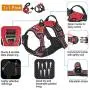 tobeDRI No Pull Dog Harness Adjustable Reflective Oxford Easy Control Medium Large Dog Harness with A Free Heavy Duty 5ft Dog Leash tobeDRI No Pull Dog Harness Adjustable Reflective Oxford Easy Control Medium Large Dog Harness with A Free Heavy Duty 5ft Dog Leash