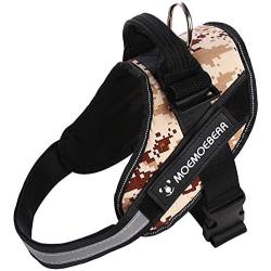 Dog Harness No Pull for Small and Medium Dogs Harness Vest Adjustable Service Camouflage Outdoor Training Harness K9 Outdoor Military Patrol Working Dog Vest Hunting Dog Training Clothes