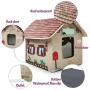 MARUNDA Heated cat Houses for Outdoor Cats in Winter,Heated Outdoor cat House Weatherproof and Insulated - Easy to Assemble.(Two Styles Heated or UnHeated)