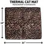 Thermal Cat Pet Dog Connectable Warming Bed Mat, Comfortable Nap, Sleeping and Crate Mat for Cats - Includes Buttons to Attach Mats Together (Beige, Large) Thermal Cat Pet Dog Connectable Warming Bed Mat, Comfortable Nap, Sleeping and Crate Mat for Cats - Includes Buttons to Attach Mats Together (Beige, Large)