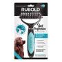 RUBOLD Dematting Tool for Dogs - Cat and Dog Brush for Shedding and Removing Mats - Undercoat Rake Comb for Safe and Gentle Grooming - Designed for Medium and Long Haired Cats Dogs and Every Other Pet