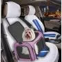 LI Zhi SHAI Pet Airline Travel Approved Airport Pet Carrier, Soft Sided Portable Folding Under Seat Air Travel Pet Carriers Bag for Small Animals LI Zhi SHAI Pet Airline Travel Approved Airport Pet Carrier, Soft Sided Portable Folding Under Seat Air Travel Pet Carriers Bag for Small Animals