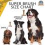 Bullibone SuperBrush: Dog Teeth Cleaning Brushing Toothbrush Stick - Long Lasting Nylon Chew Toy for Oral Care and Dental Health