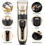 [2020 Upgrade] Dog Grooming Clippers, Professional 5-in-1Rechargeable Dog Hair Clippers Kit with Low Noise, Superior Painless Pet Hair Grooming/Trimming/Shaving, Perfect for Small Medium Dogs & Cat
