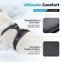 rabbitgoo No Pull Dog Harness and Leash Set with 2 Metal Clips Reflective Front Walking Harness for Small Medium Large Dogs Adjustable Padded Pet Vest Harnesses with Easy Control Soft Handle