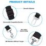 Weewooday 6 Pieces Pet Car Seat Belts Dog Safety Seat Belt Vehicle Seatbelt Harness Safety Leads Adjustable Seat Belt for Cats and Dogs Universal Fit Most Cars (6 Colors)