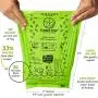 Biodegradable Poop Bags, Dog Waste Bags Compostable, Unscented, Vegetable-Based & Eco-Friendly, Premium Thickness & Leak Proof, Easy Detach & Open, Highest ASTM D6400 Pet Supplies Support Doggy Rescue