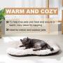 YFPets Self Heating Cat Pad Self Heated Warming Mat Thermal 24x18 Inches Dog Pet Puppy Bed for Outdoor Indoor  Machine Washable Ultra Soft Cozy Non-Slip Bottom