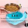 kathson Crate Dog Bowl Removable Stainless Steel Hanging Cage Pet Food & Water Feeder Bowls Coop Cup for Puppy Cat Bird(2 PCS)
