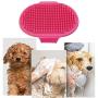 POLARHAWK 2pcs Pet Grooming Brushes, Rubber Dogs Cat Washing Brushes Pet Shampoo Brush Smoothing Massage Comb with Adjustable Ring Handle