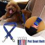 UUME Anti Shock with Clip Dog Pet Vehicle Pet Seat Belt Harness Leash Safety Harness Safety Belt(Blue)