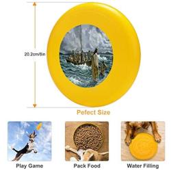 Pet Frisbee Flying Disc Dog Toy - Multifunction Christ Walking On The Sea of Galilee Anonymous