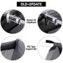 Pet Car Booster Seat For Dog Cat Portable And Breathable Bag With Seat Belt Dog Carrier Safety Stable For Travel Look Out,With Clip On Leash And Storage Pockage (Grey)