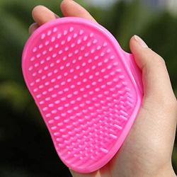 LFOZ Pet Dog Bath Brush Comb Cat Rubber Glove Hair Fur Grooming Massaging Kitchen Cleaning Gloves Pets Silicone Washing Glove