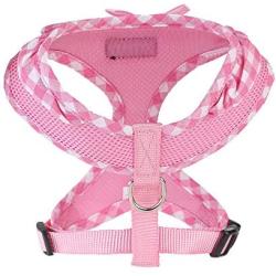 SuperBuddy Upgraded No Pull & No Choke Dog Harness, Super Soft Mesh Breathable Pet Vest Harnesses, Lightweight Adjustable Vest Harness for Puppies and Cats-Comfort fit…